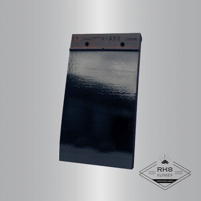 Керамическая черепица Koramic, Plain Tile Smooth, Black Glazed в Воронеже